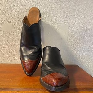 JB Hill Texas Alligator Calf Skin Mule